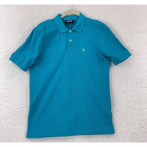 Scotch & Soda Polo Shirt Mens Small Blue Short Sleeve 100% Organic Cotton Casual